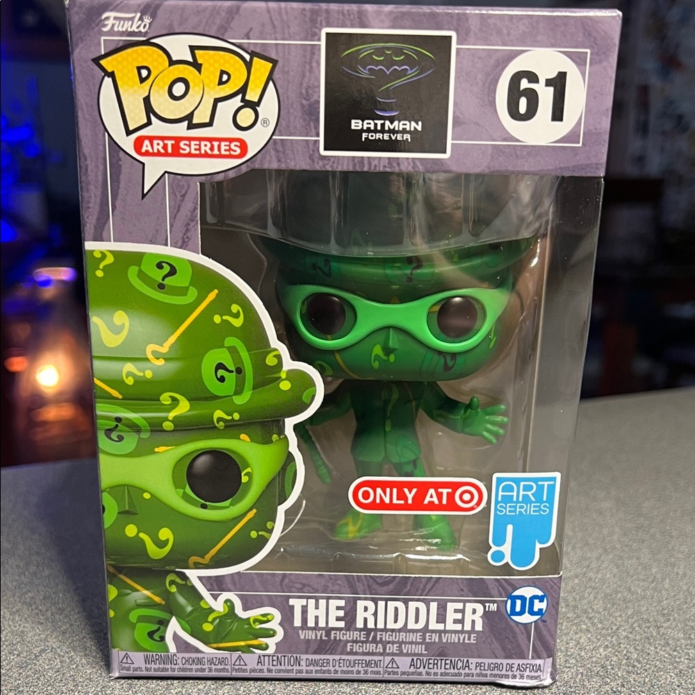Batman Funko Art Series The Riddler Vinyl Figure - Green
